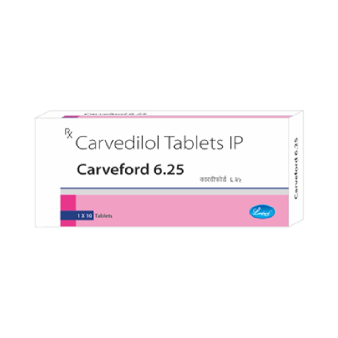 Carveford 6.25mg Tablet